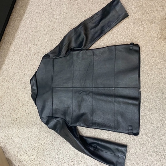 SOLD Italian Leather Jacket - Picture 3 of 5
